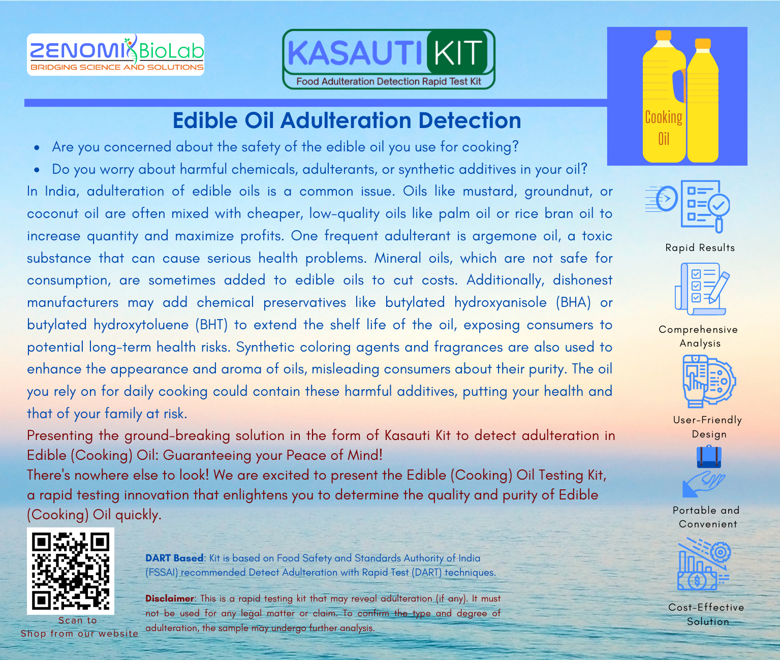 EDIBLE OIL ADULTERATION DETECTION RAPID TEST KIT - Image 7