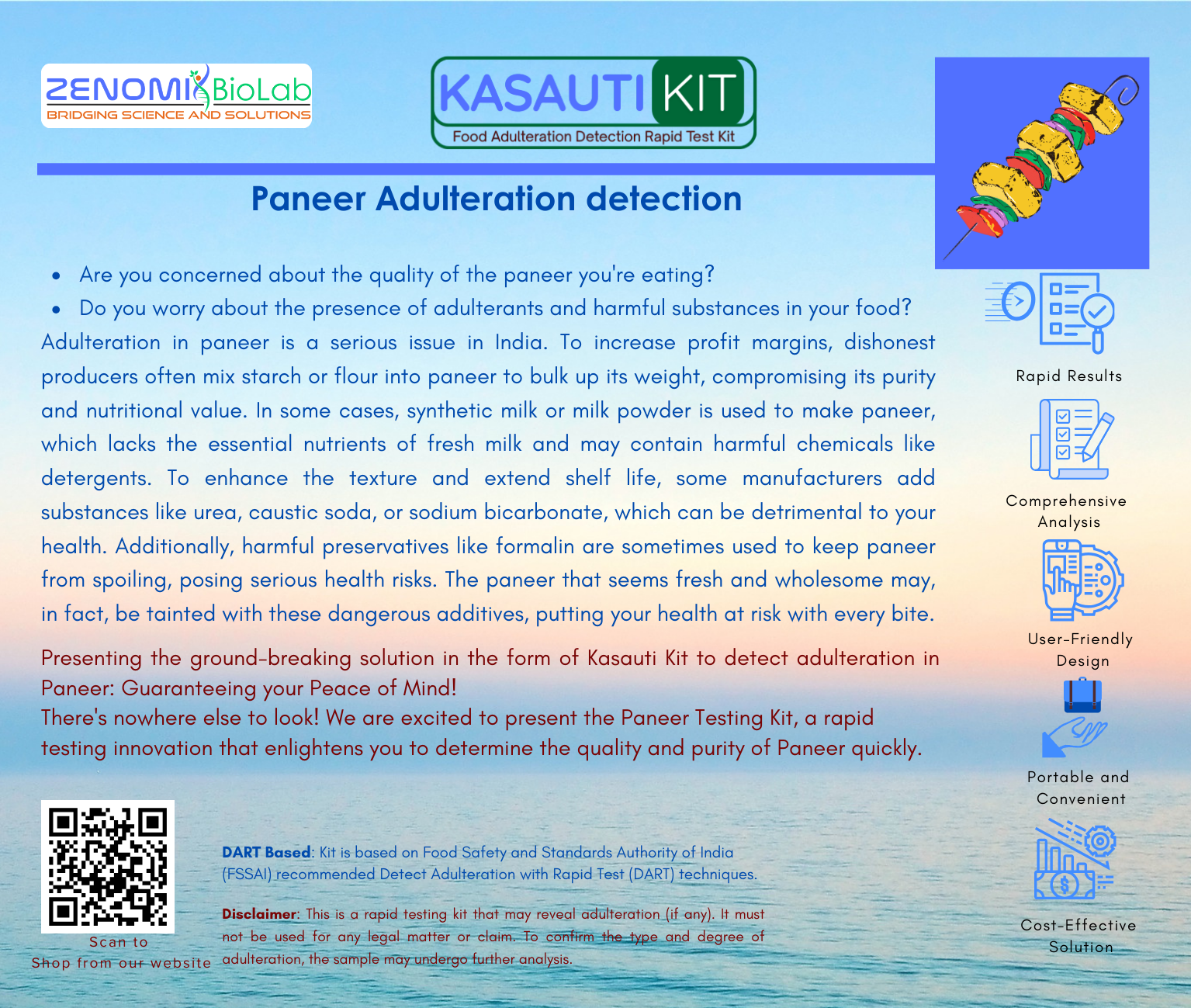 Paneer Adulteration Rapid Testing Kit - Image 5