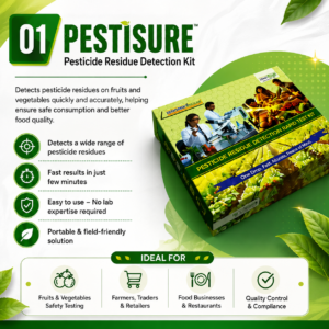 This is Pesticide residue detection kit on fruits and vegetables
